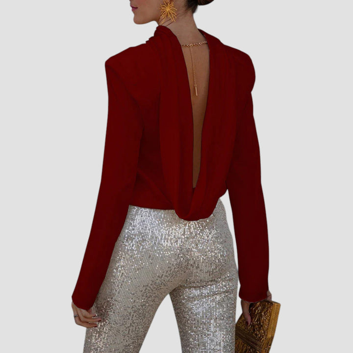 Μπλούζα Elea | Σατέν & Αλυσίδα Elegant