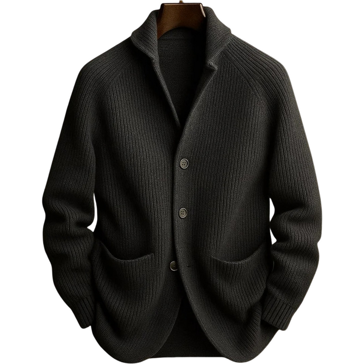 Στέφανος | Ανδρικό Καρντιγκάν από Μαλλί και Πολυτελές