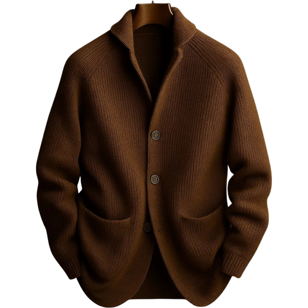 Στέφανος | Ανδρικό Καρντιγκάν από Μαλλί και Πολυτελές