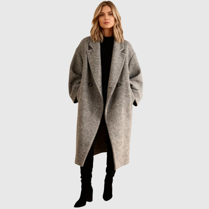 Ελένα – Γυναικείο Oversize Χειμερινό Παλτό