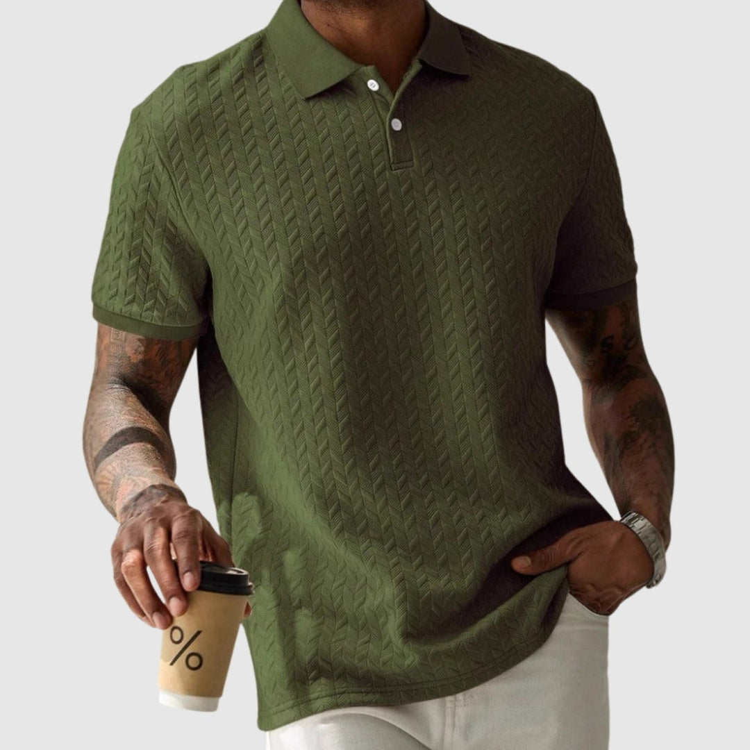 Λιμπουσέ – Δομημένο πόλο μπλουζάκι