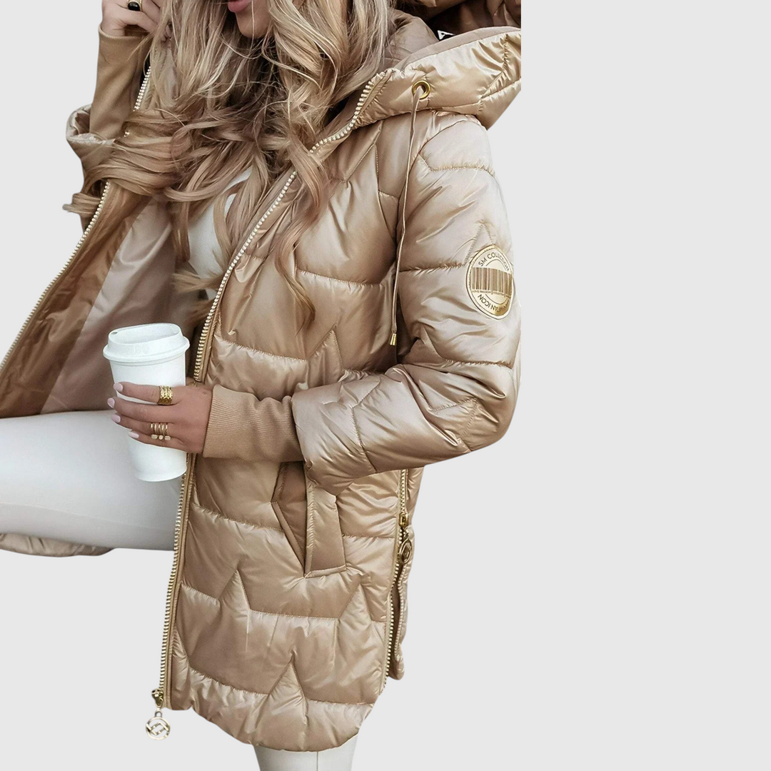 Νόλβεν – Κομψό γυναικείο παλτό με κουκούλα