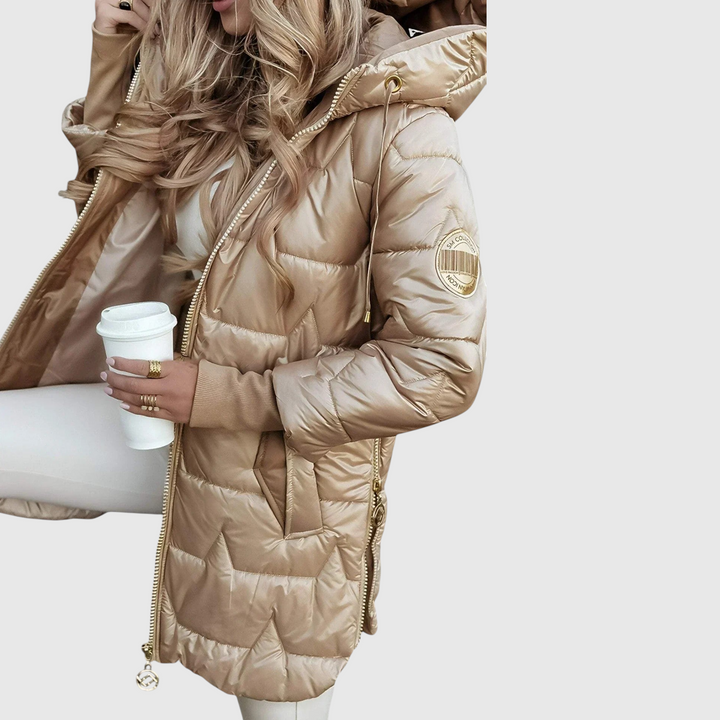 Νόλβεν – Κομψό γυναικείο παλτό με κουκούλα