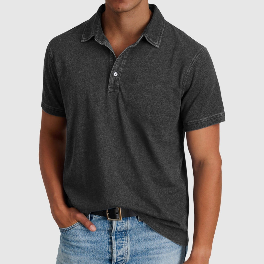 Λιμπουσέ – Vintage πόλο πουκάμισο με κουμπιά