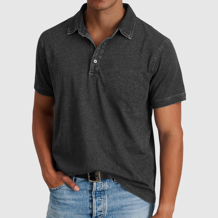 Λιμπουσέ – Vintage πόλο πουκάμισο με κουμπιά