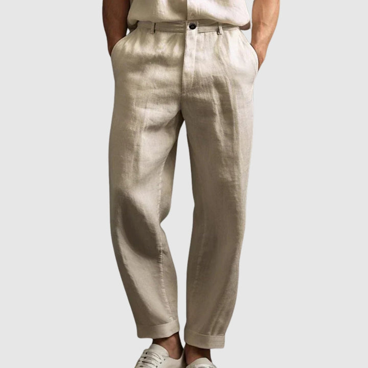 Λιβούσε - Καλοκαιρινά παντελόνια από βαμβάκι και λινό