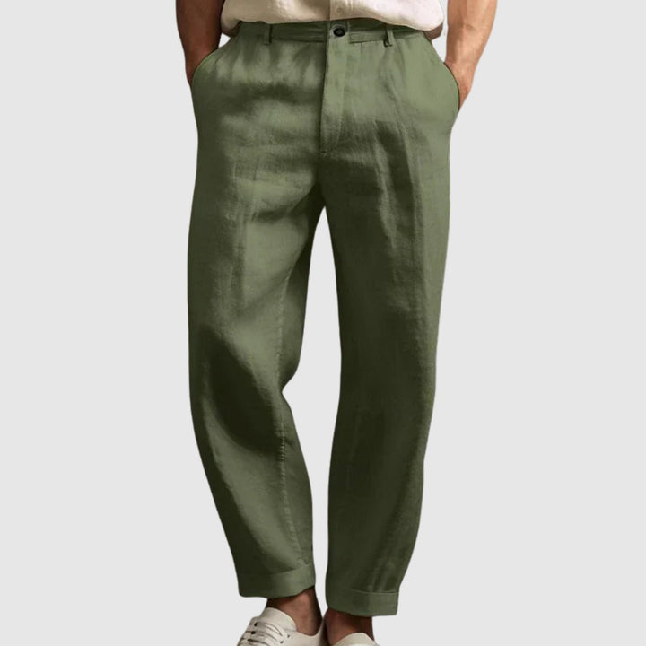 Λιβούσε - Καλοκαιρινά παντελόνια από βαμβάκι και λινό