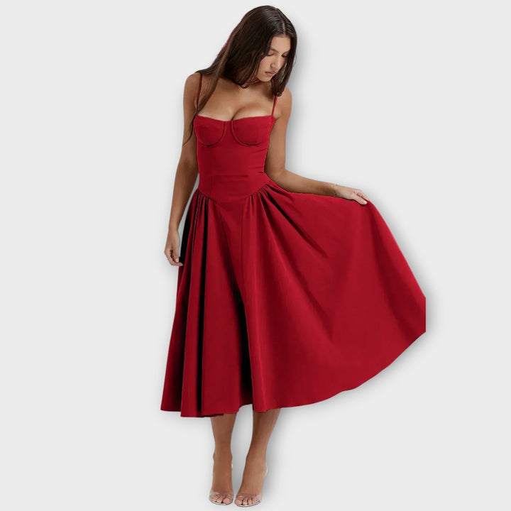 Γκεσίνε - Μίνι Φόρεμα Κορσέ Χωρίς Μανίκια