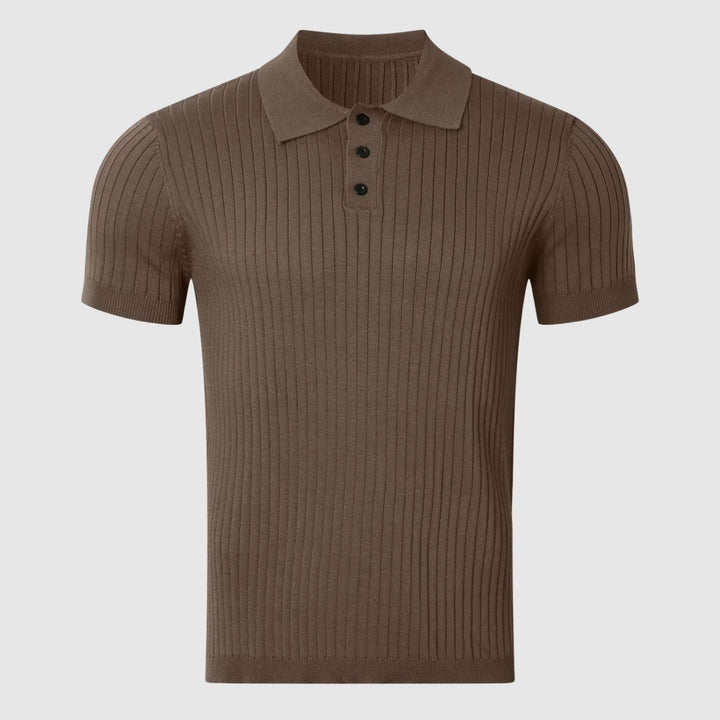 Λιμπούσε – Ριμπένη μπλούζα με κουμπί