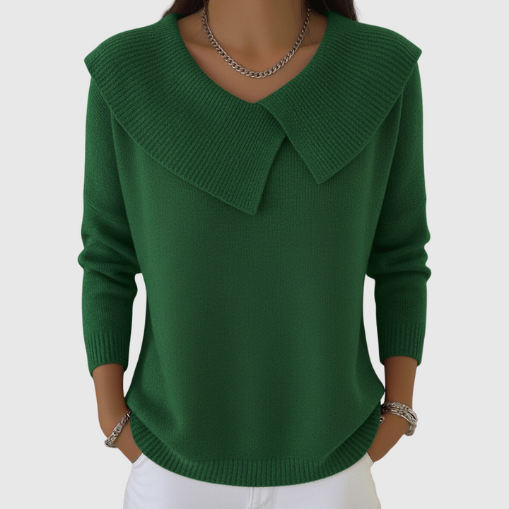 Cassidy | Ζεστό Πουλόβερ με Μαλακό Γιακά