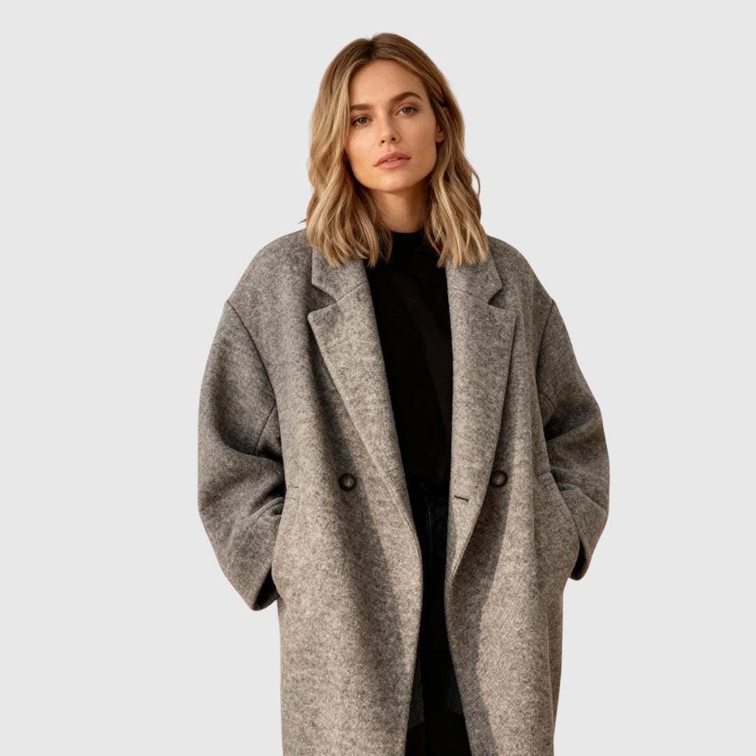 Ελένα – Γυναικείο Oversize Χειμερινό Παλτό