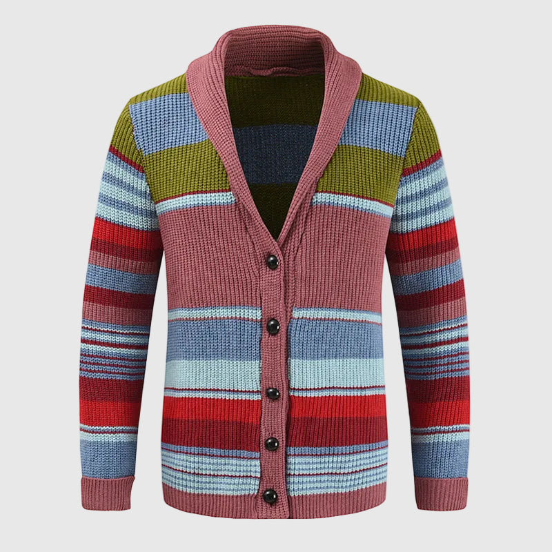 Γιώργος - Ανδρικό σακάκι πλεκτό με λαβή σε χρώματα