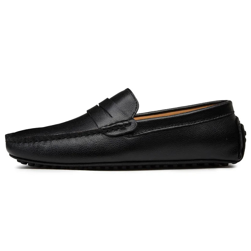 Αναπαυτικά Δερμάτινα Καλοκαιρινά Loafers