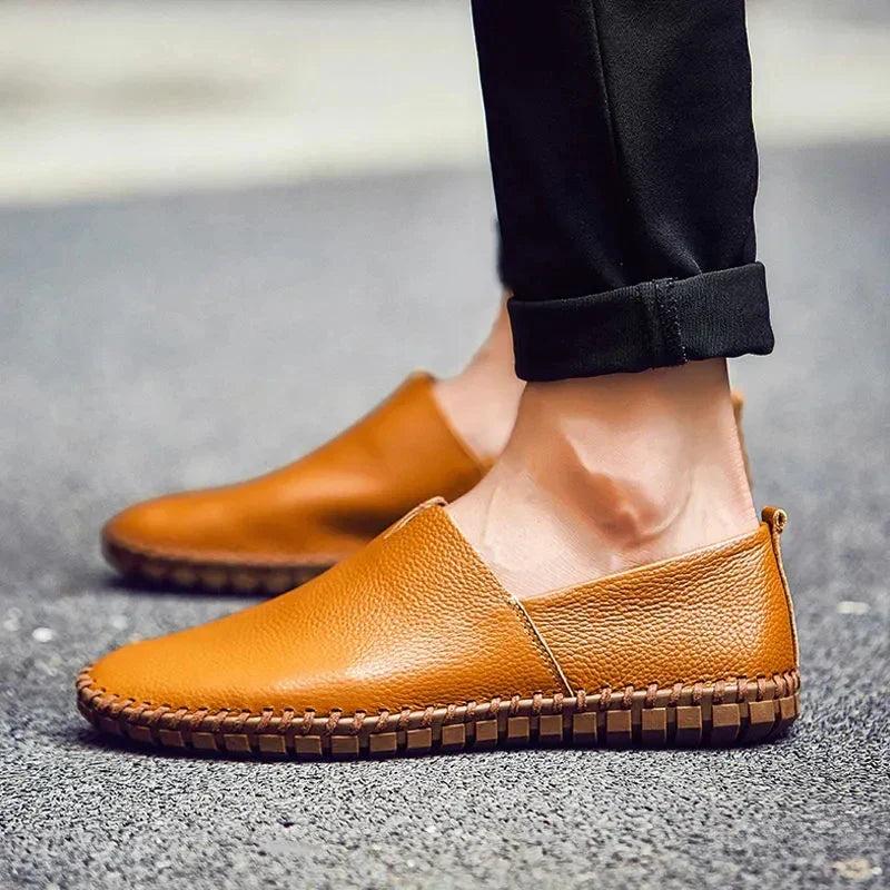 Αναπνεύσιμα Δερμάτινα Loafers
