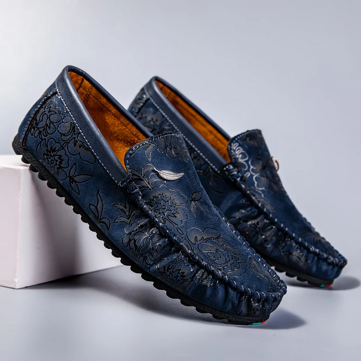 Λεοπάρδαλη Δερμάτινα Loafers