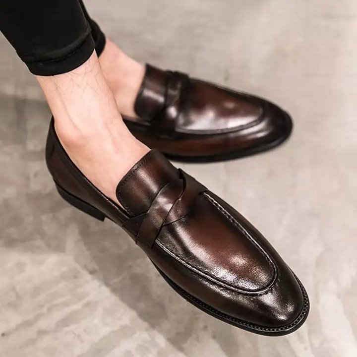 Κομψά Δερμάτινα Loafers