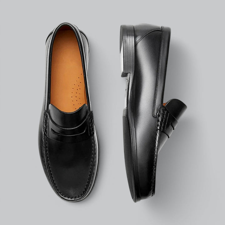 Κομψά Δερμάτινα Penny Loafers