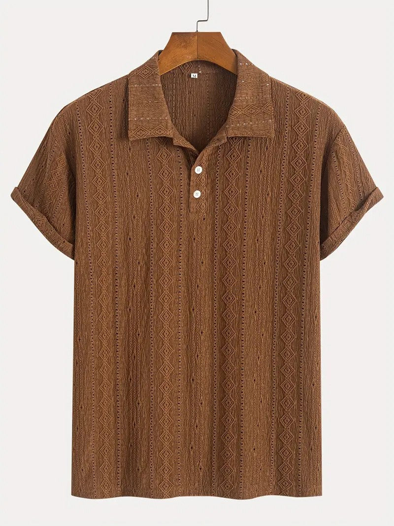 Λιμπουσέ – Απαλή πλεκτή πόλο με υφασμάτινο σχέδιο