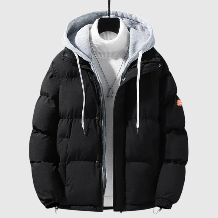 Ιλιάν - πούφφιν τζάκετ με κουκούλα