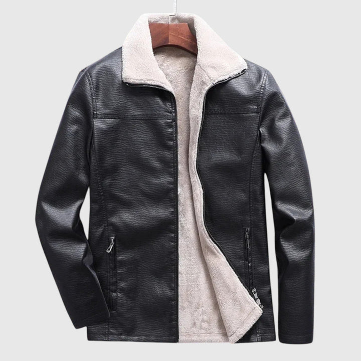 Μιλέν-Δερμάτινο μπουφάν