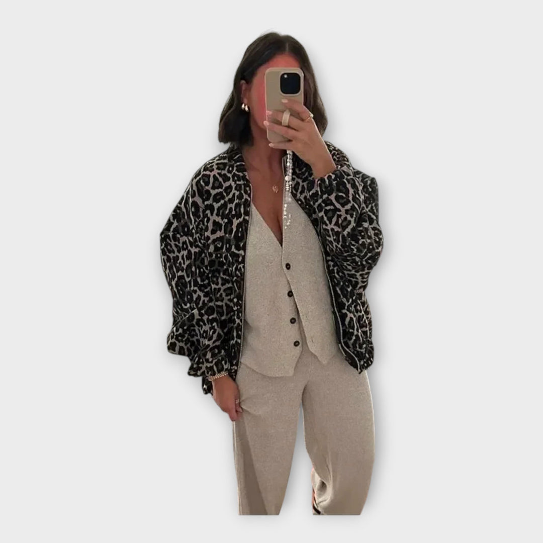 ΛΙΜΠΟΥΣΕ - Ελεγκτικός πουλόβερ σε γκρι χρώμα