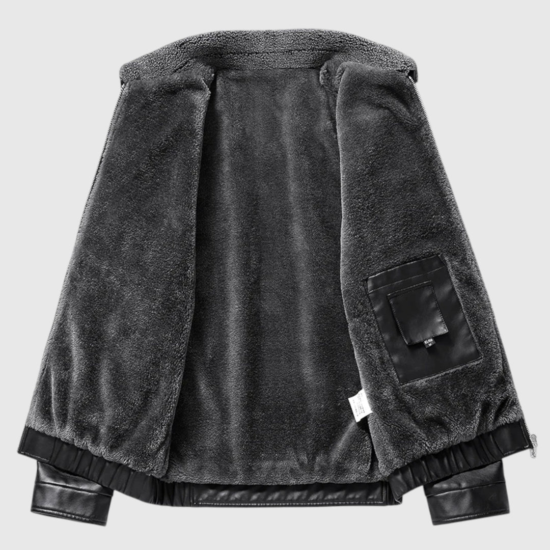 Ιβάν-Ανδρικό δερμάτινο μπουφάν