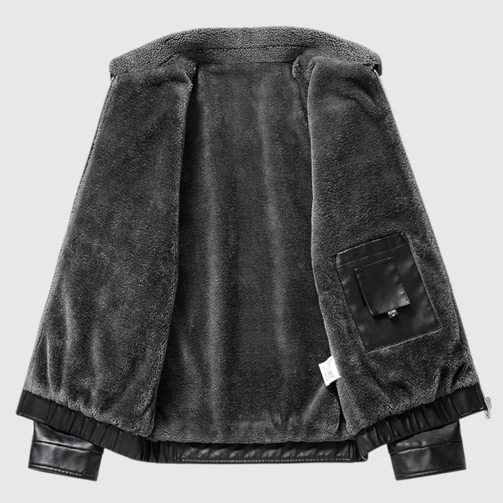 Ιβάν-Ανδρικό δερμάτινο μπουφάν