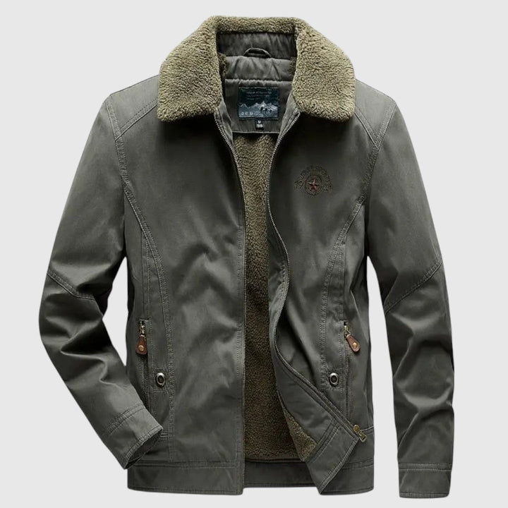 Μάρτιν - καθημερινό παλτό με δέρμα