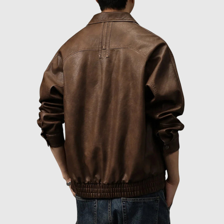 Ζίβκο-Σιρόκο δερμάτινο μπουφάν