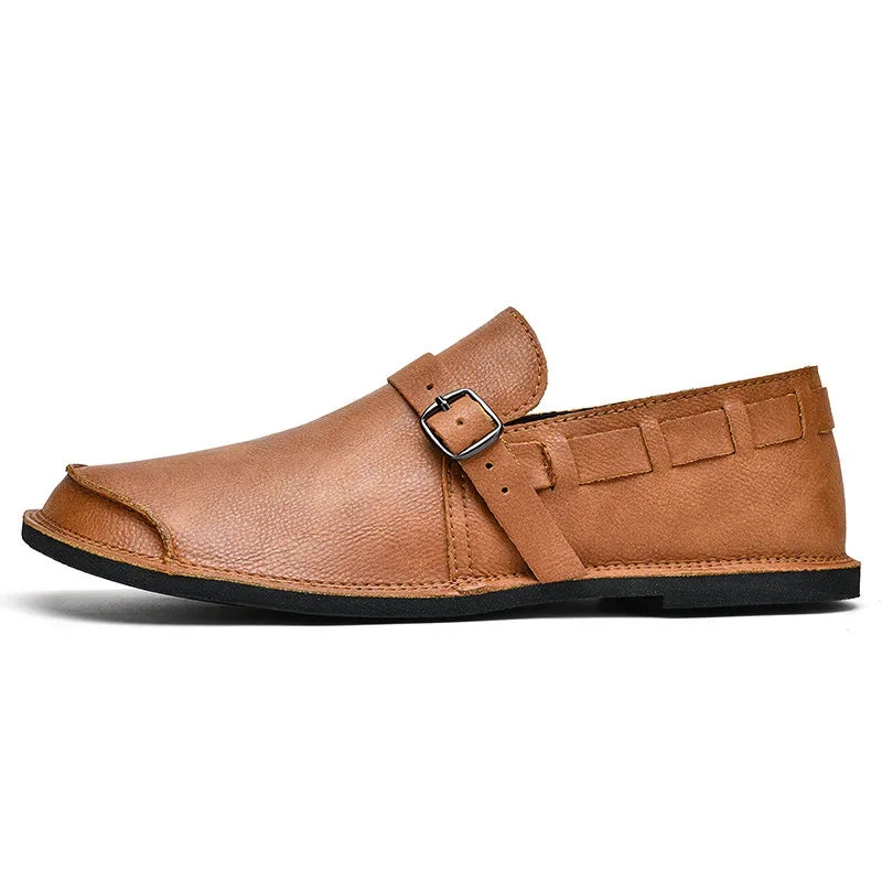 Σφιχτά Δερμάτινα Loafers