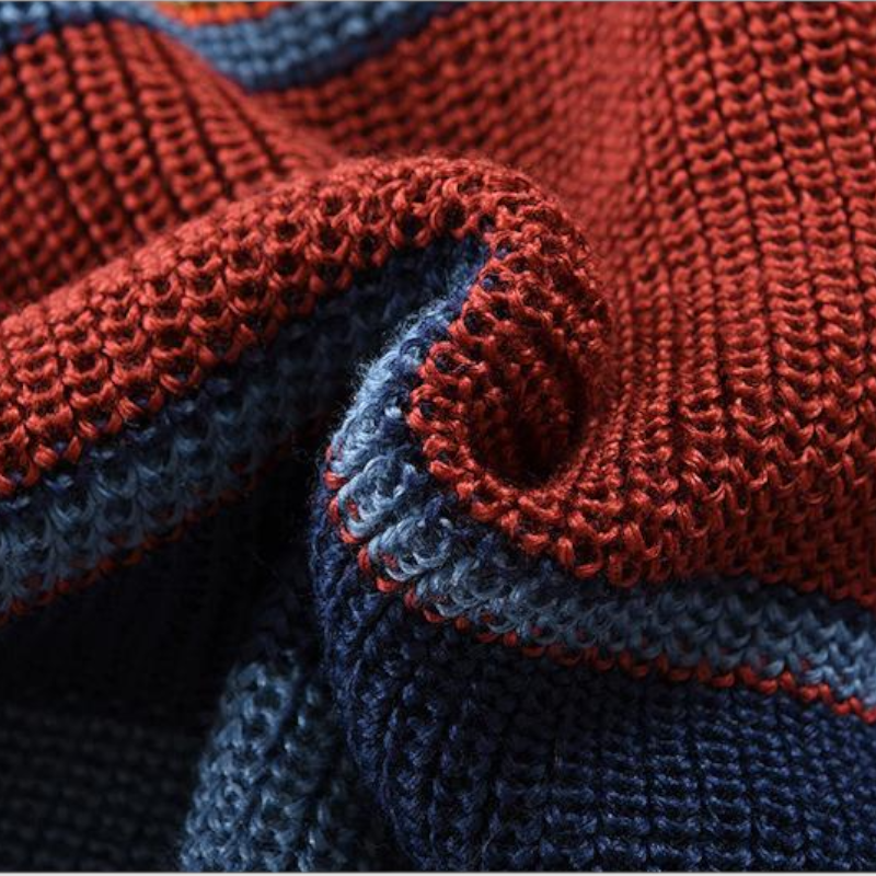 Γιώργος - Ανδρικό σακάκι πλεκτό με λαβή σε χρώματα