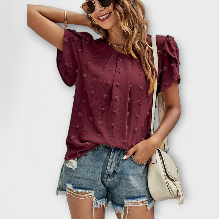 Σάρλοτ - Τέλεια μπλούζα με κουκίδες