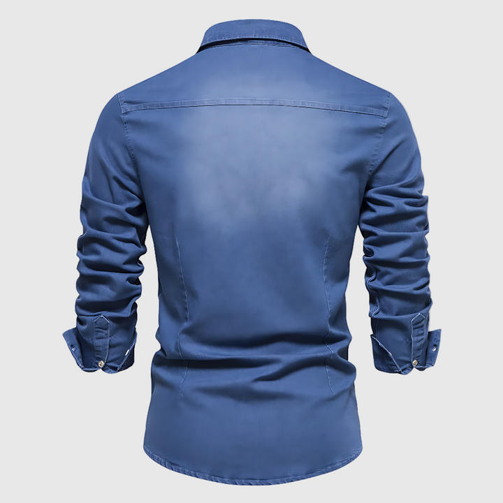 ΤΖΙΜ – Μπλούζα από βαμβακερό τζιν