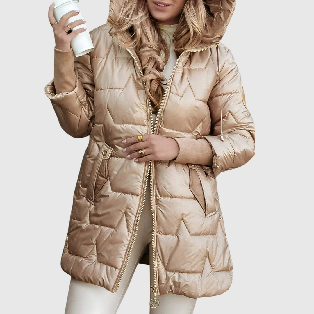 Νόλβεν – Κομψό γυναικείο παλτό με κουκούλα