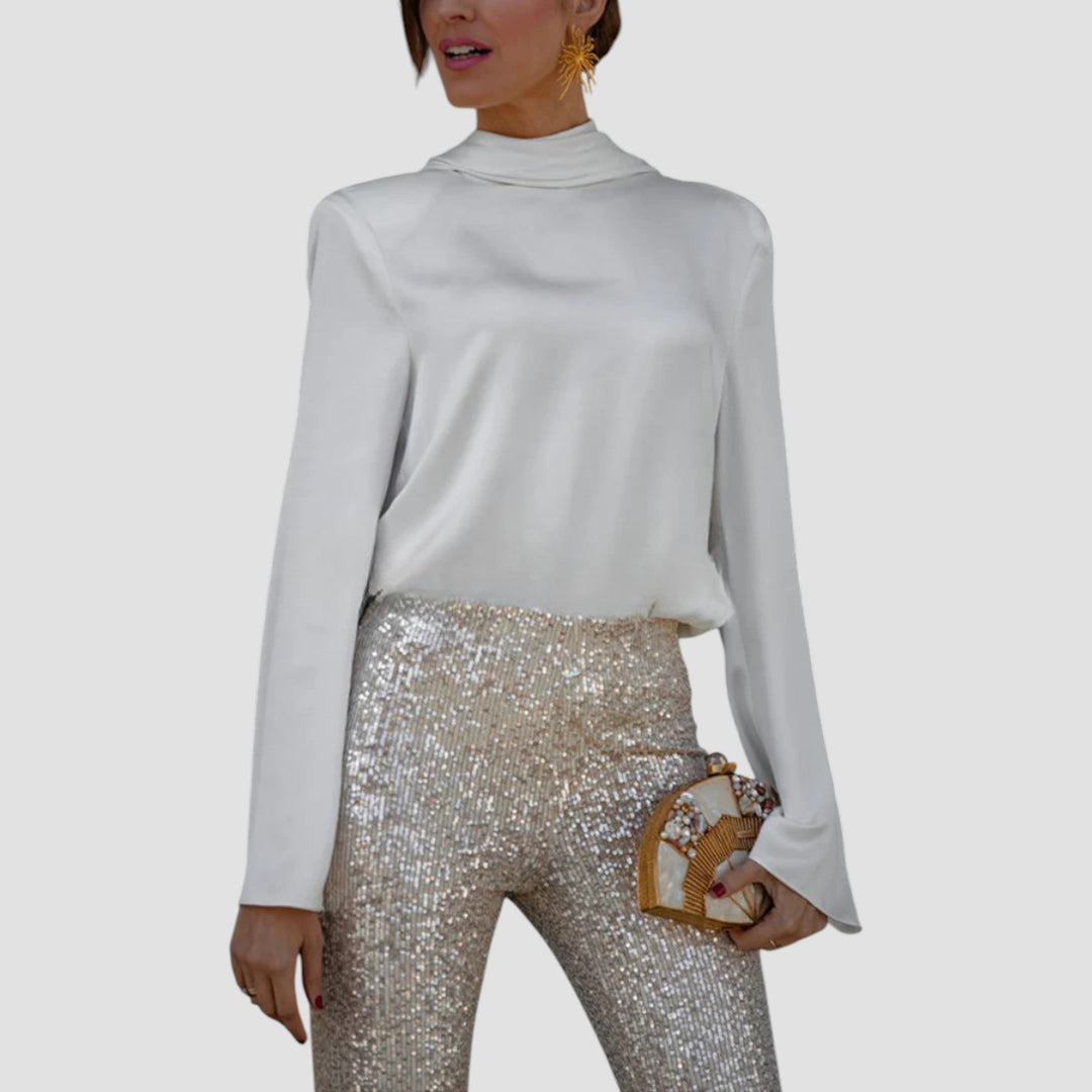 Μπλούζα Elea | Σατέν & Αλυσίδα Elegant