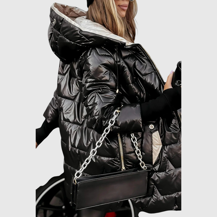 Νόλβεν – Κομψό γυναικείο παλτό με κουκούλα