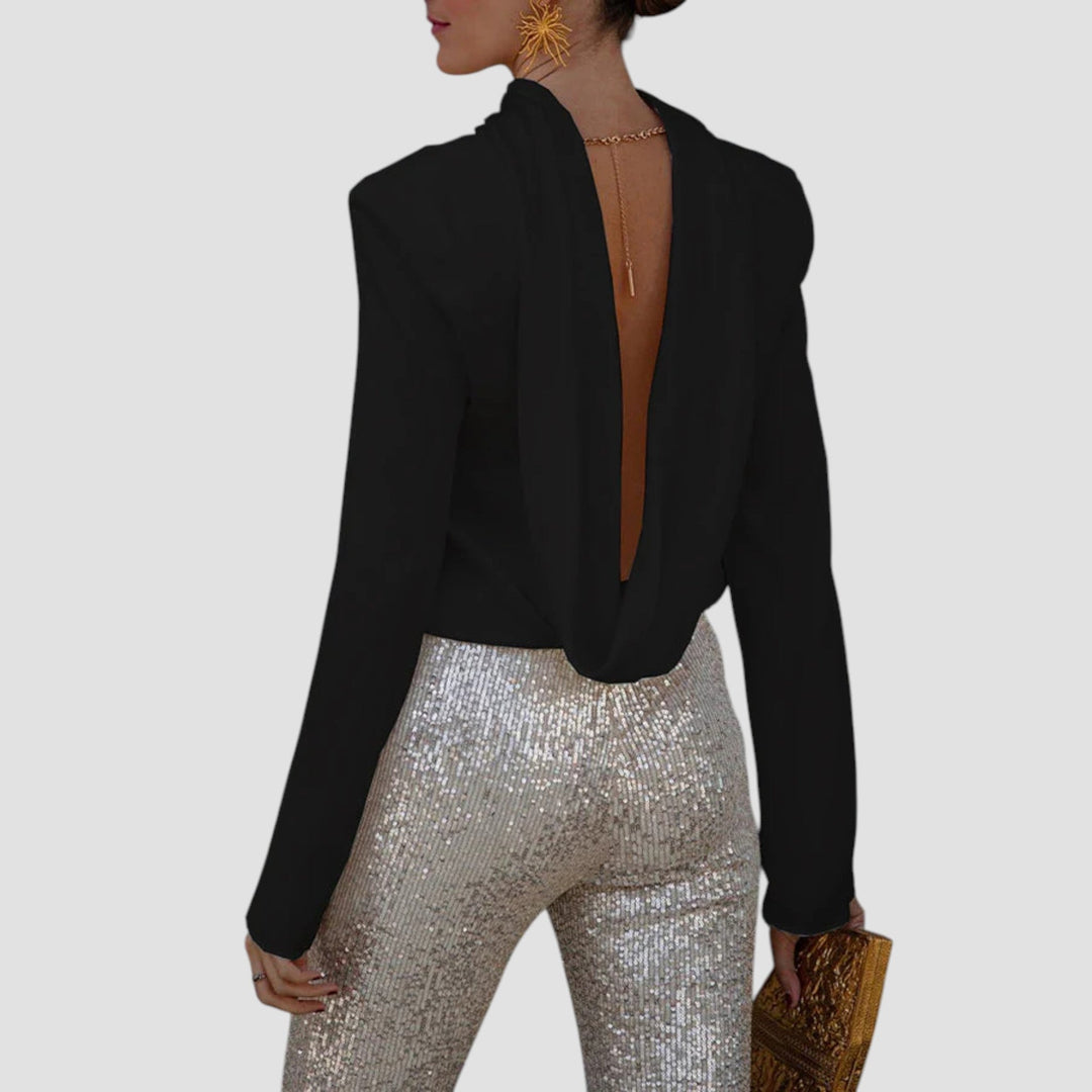 Μπλούζα Elea | Σατέν & Αλυσίδα Elegant