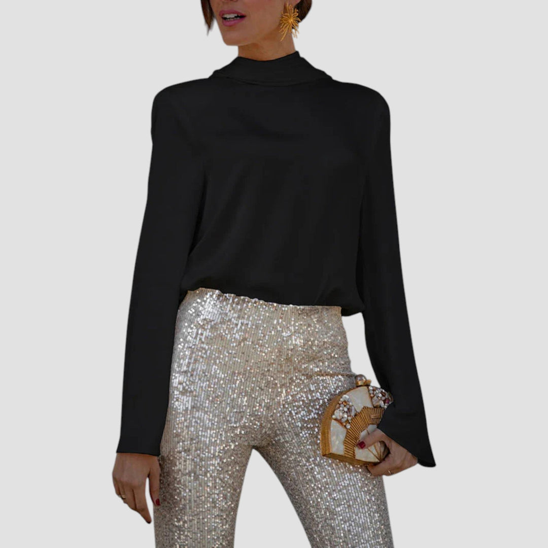 Μπλούζα Elea | Σατέν & Αλυσίδα Elegant