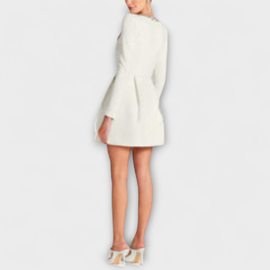 Wren - Μίνι Φόρεμα Βελούδο με Διακοσμητικά Κοσμήματα