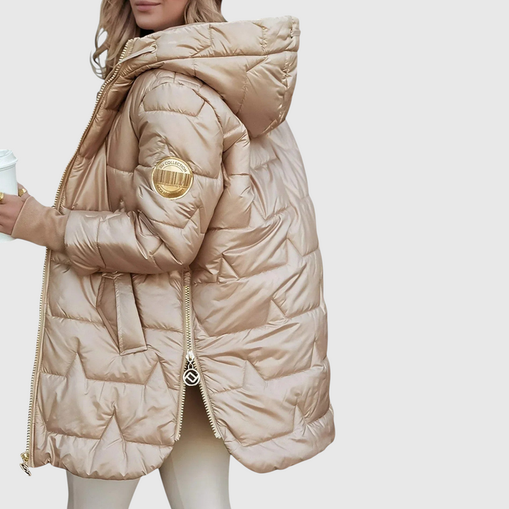 Νόλβεν – Κομψό γυναικείο παλτό με κουκούλα