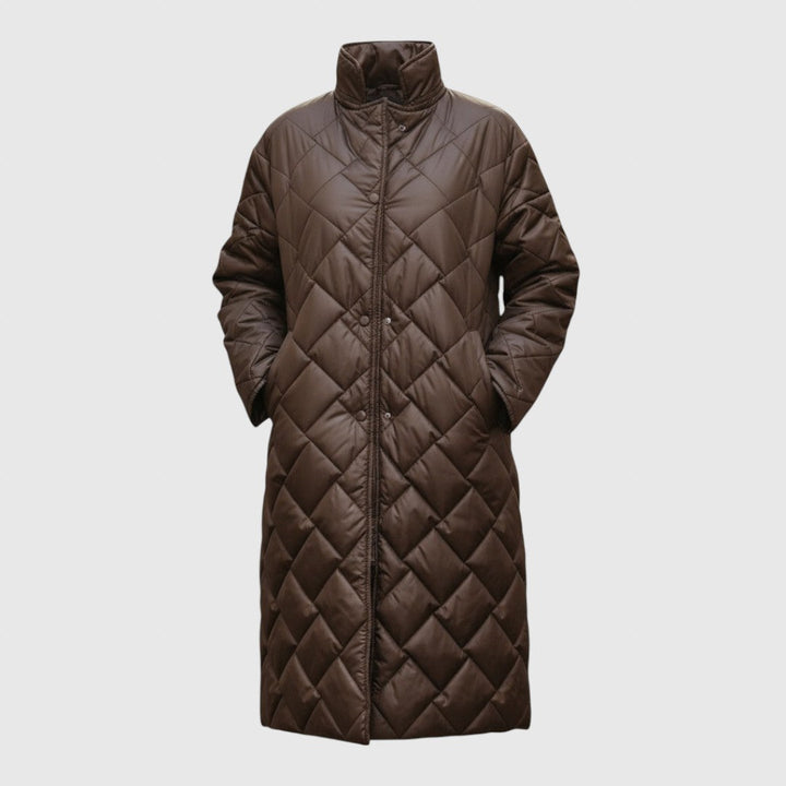 Οφίρα – Παλτό Διαμάντι με λεοπάρδαλη επένδυση