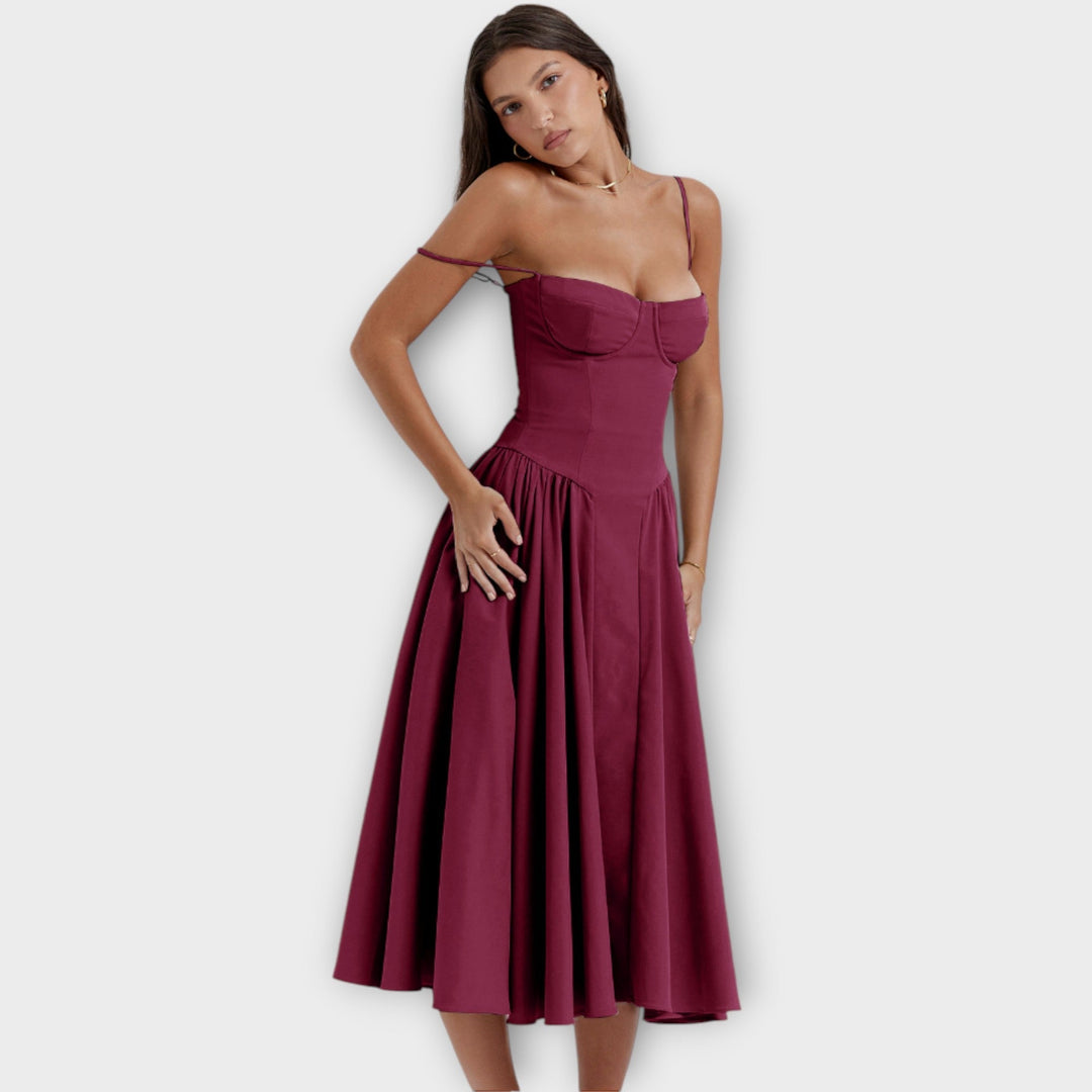 Γκεσίνε - Μίνι Φόρεμα Κορσέ Χωρίς Μανίκια