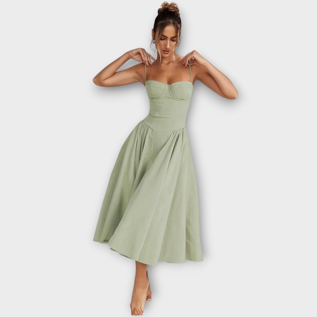 Γκεσίνε - Μίνι Φόρεμα Κορσέ Χωρίς Μανίκια