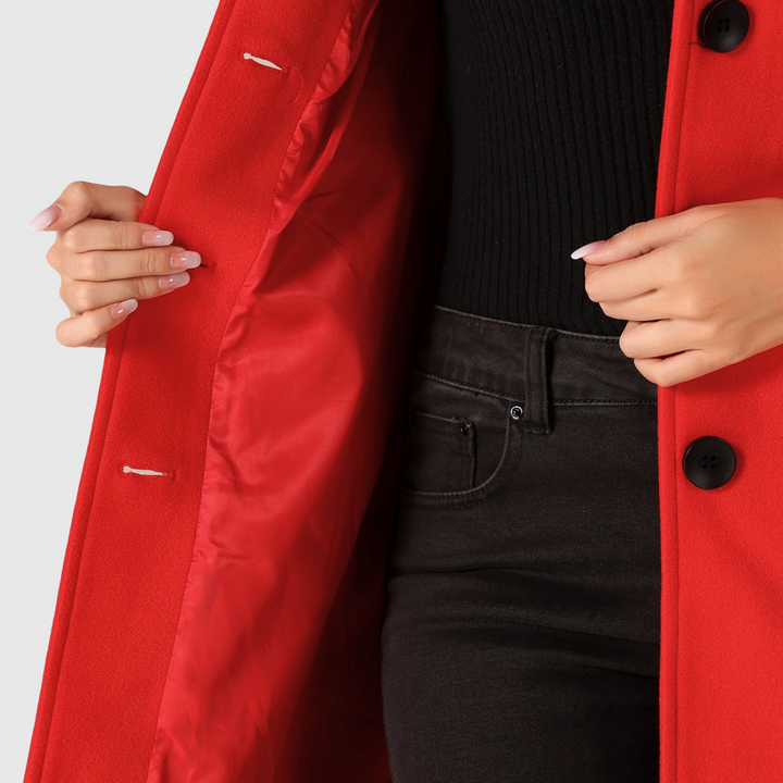 Josephine | Γυναικείο Χειμερινό Παλτό με Μονό Κουμπί