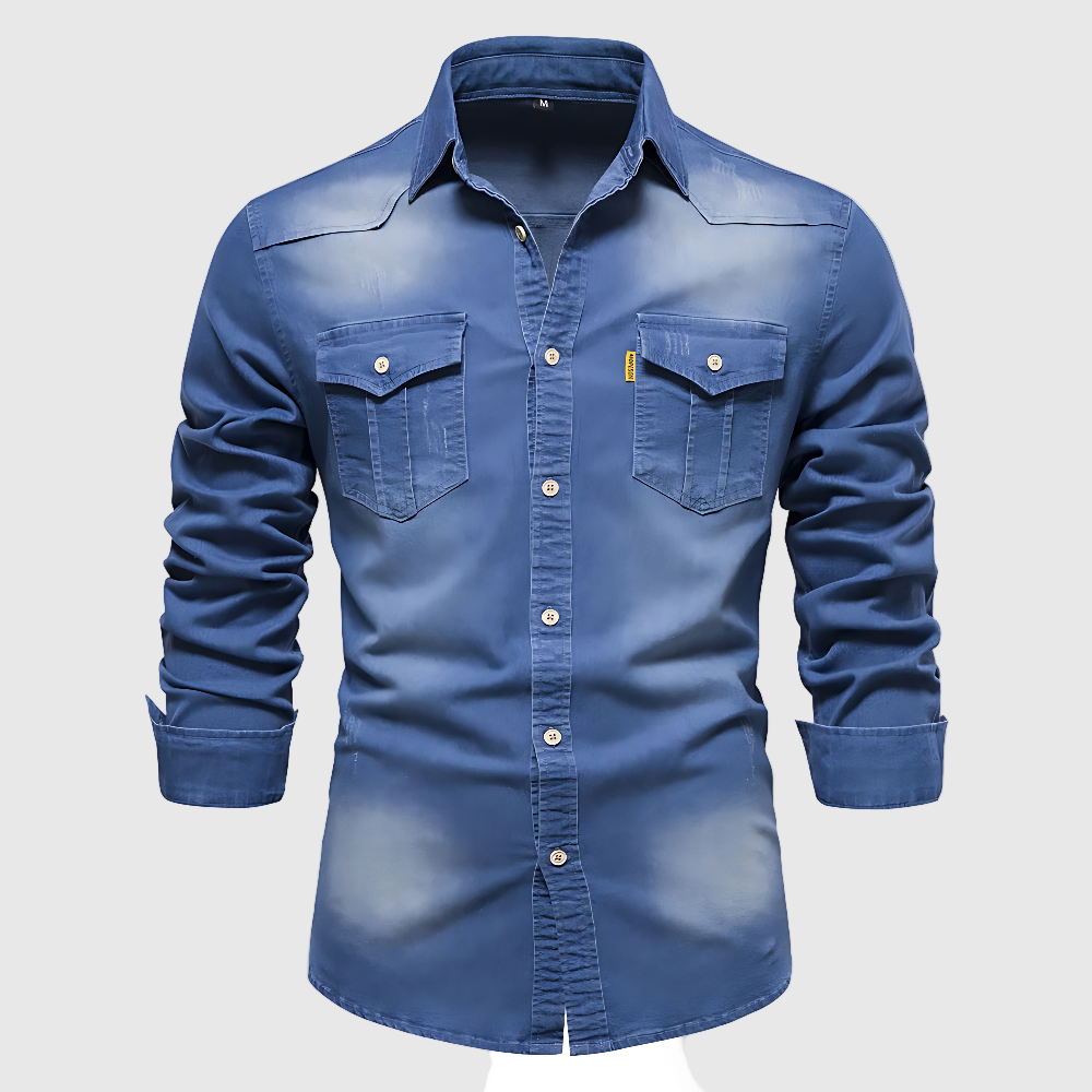 ΤΖΙΜ – Μπλούζα από βαμβακερό τζιν