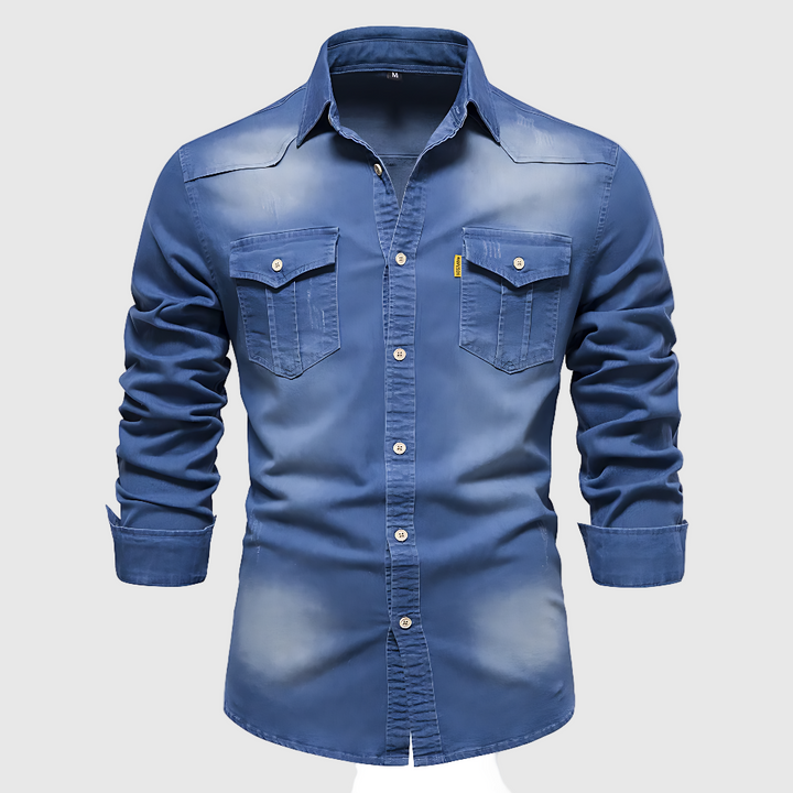 ΤΖΙΜ – Μπλούζα από βαμβακερό τζιν